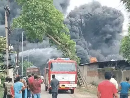 CG Breaking : कोरबा की कोल पिच कार्बन फैक्ट्री में आग लगी, मौके पर पहुंची दमकल की गाड़ियां CG Breaking : कोरबा की कोल पिच कार्बन फैक्ट्री में आग लगी, मौके पर पहुंची दमकल की गाड़ियां