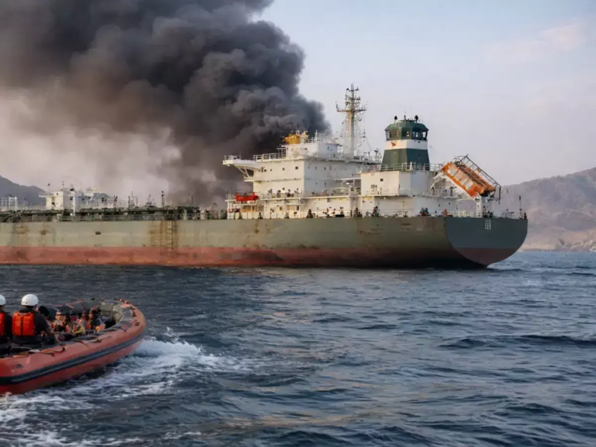 Attack on a commercial ship: रूस-यूक्रेन युद्ध के बीच फिर कमर्शियल जहाज पर हमला, दो भारतीय नाविक लापता Attack on a commercial ship: रूस-यूक्रेन युद्ध के बीच फिर कमर्शियल जहाज पर हमला, दो भारतीय नाविक लापता