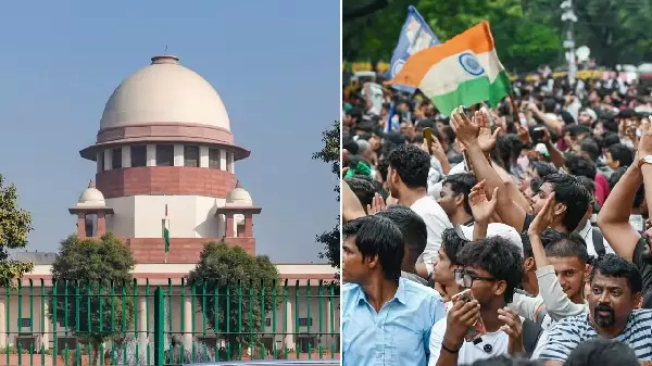 jantar mantar protest: जंतर-मंतर पर छात्रों पर लाठीचार्ज मामला, सुप्रीम कोर्ट की डबल बैंच में याचिका पर सुनवाई कल jantar mantar protest: जंतर-मंतर पर छात्रों पर लाठीचार्ज मामला, सुप्रीम कोर्ट की डबल बैंच में याचिका पर सुनवाई कल