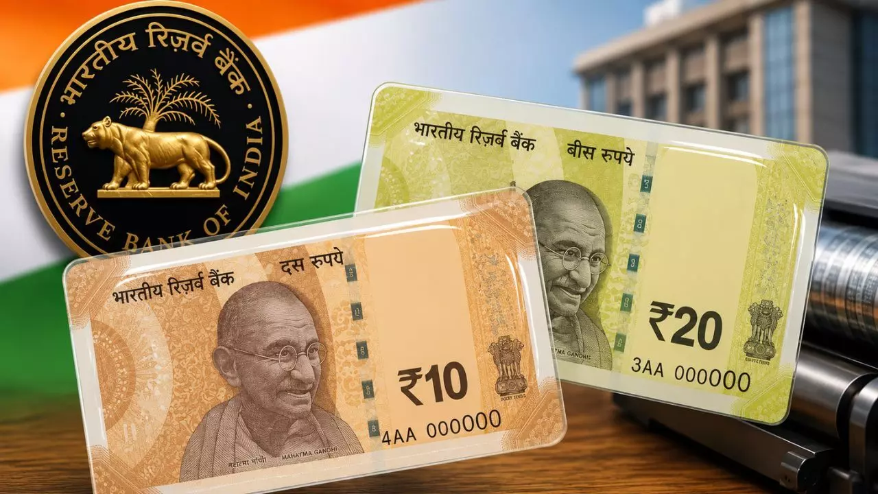 RBI Polymer Notes: 10 और 20 रुपए के पॉलीमर नोटों को RBI ने दी मंजूरी, फील्ड ट्रायल के बाद चलन में आएंगे नए प्लास्टिक नोट