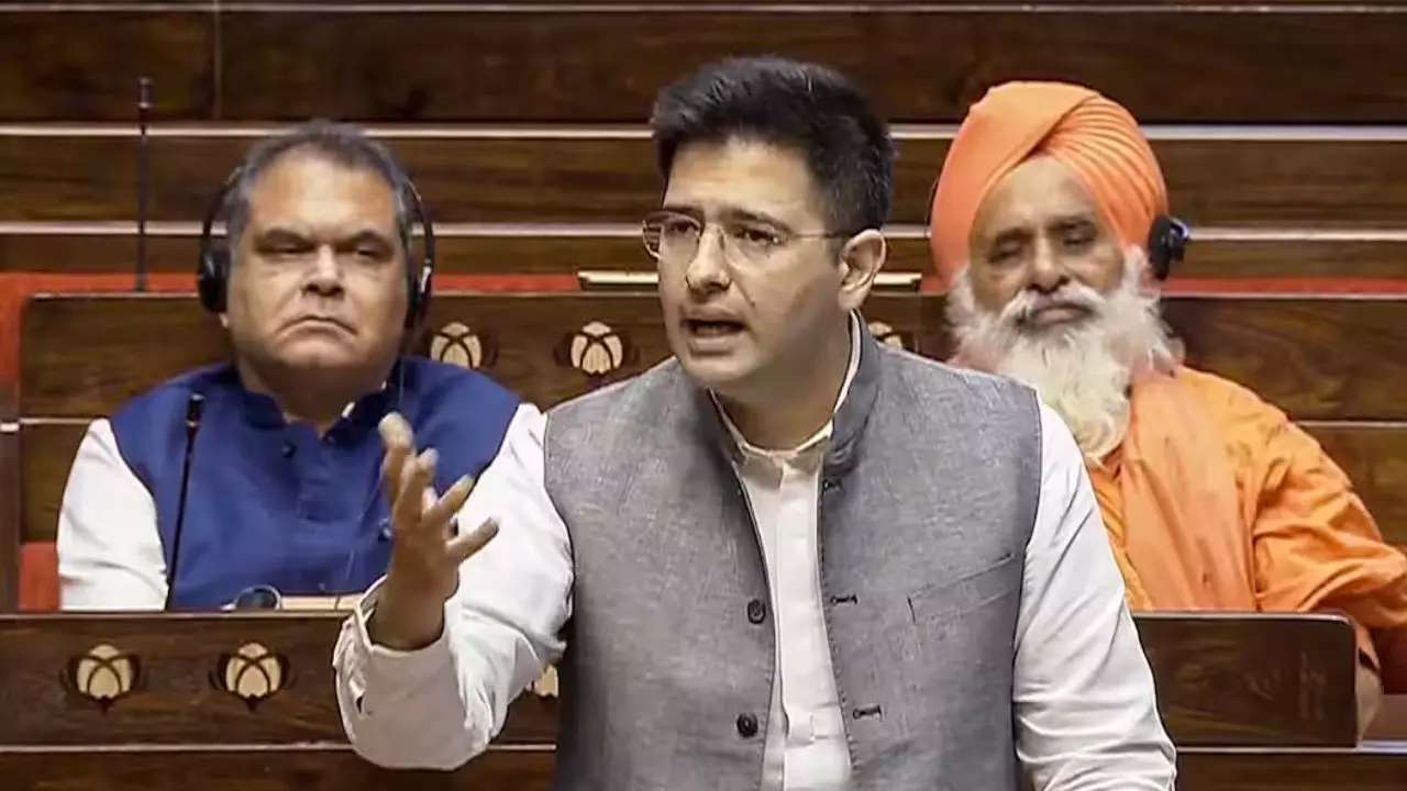 Raghav Chadha : NEET पेपर लीक पर पहली बार राघव चड्ढा ने तोड़ी चुप्पी, राज्यसभा में बोले- अब सवाल नहीं, समाधान की जिम्मेदारी