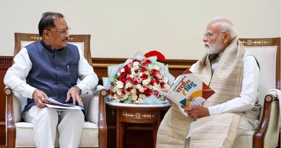 cm-vishnudev-meets-pm-modi: पीएम मोदी से मिले मुख्यमंत्री विष्णुदेव साय, बस्तर विकास का रखा रोडमैप
