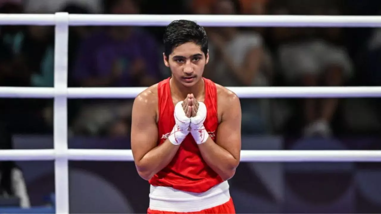 Commonwealth Games 2026: कॉमनवेल्थ गेम्स 2026, बॉक्सर प्रीति पवार फाइनल में पहुंचीं, गोल्ड के लिए डेलगाडो से भिड़ेंगी Commonwealth Games 2026: कॉमनवेल्थ गेम्स 2026, बॉक्सर प्रीति पवार फाइनल में पहुंचीं, गोल्ड के लिए डेलगाडो से भिड़ेंगी