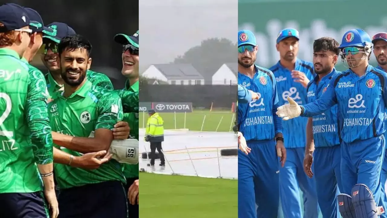 IRE vs AFG : बारिश ने बिगाड़ा आयरलैंड का खेल, अफगानिस्तान के खिलाफ पहला वनडे रद्द होने से 2027 वर्ल्ड कप की राह हुई मुश्किल IRE vs AFG : बारिश ने बिगाड़ा आयरलैंड का खेल, अफगानिस्तान के खिलाफ पहला वनडे रद्द होने से 2027 वर्ल्ड कप की राह हुई मुश्किल