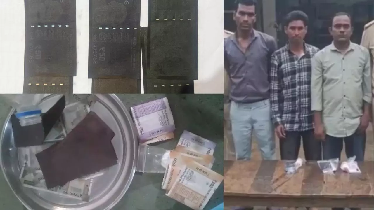CG Crime : काले कागज से असली नोट बनाने का झांसा, 50 हजार की ठगी से पहले गिरोह का भंडाफोड़; 3 आरोपी गिरफ्तार