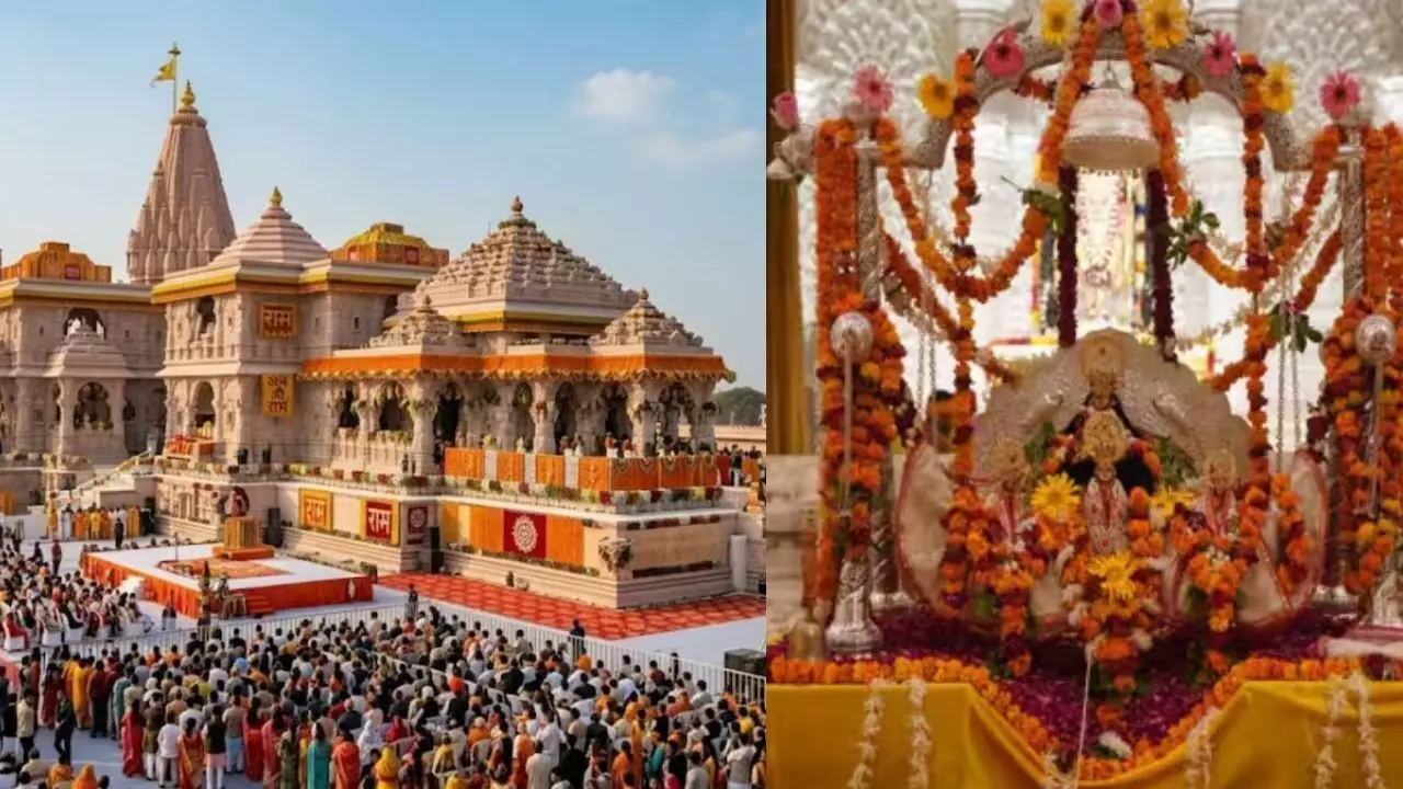 Ayodhya Jhulanotsav 2026: अयोध्या में 498 साल पुरानी झूलनोत्सव परंपरा में बदलाव, स्वर्ण झूले पर विराजेंगे रामलला, जानिए कब से होगा शुरू Ayodhya Jhulanotsav 2026: अयोध्या में 498 साल पुरानी झूलनोत्सव परंपरा में बदलाव, स्वर्ण झूले पर विराजेंगे रामलला, जानिए कब से होगा शुरू
