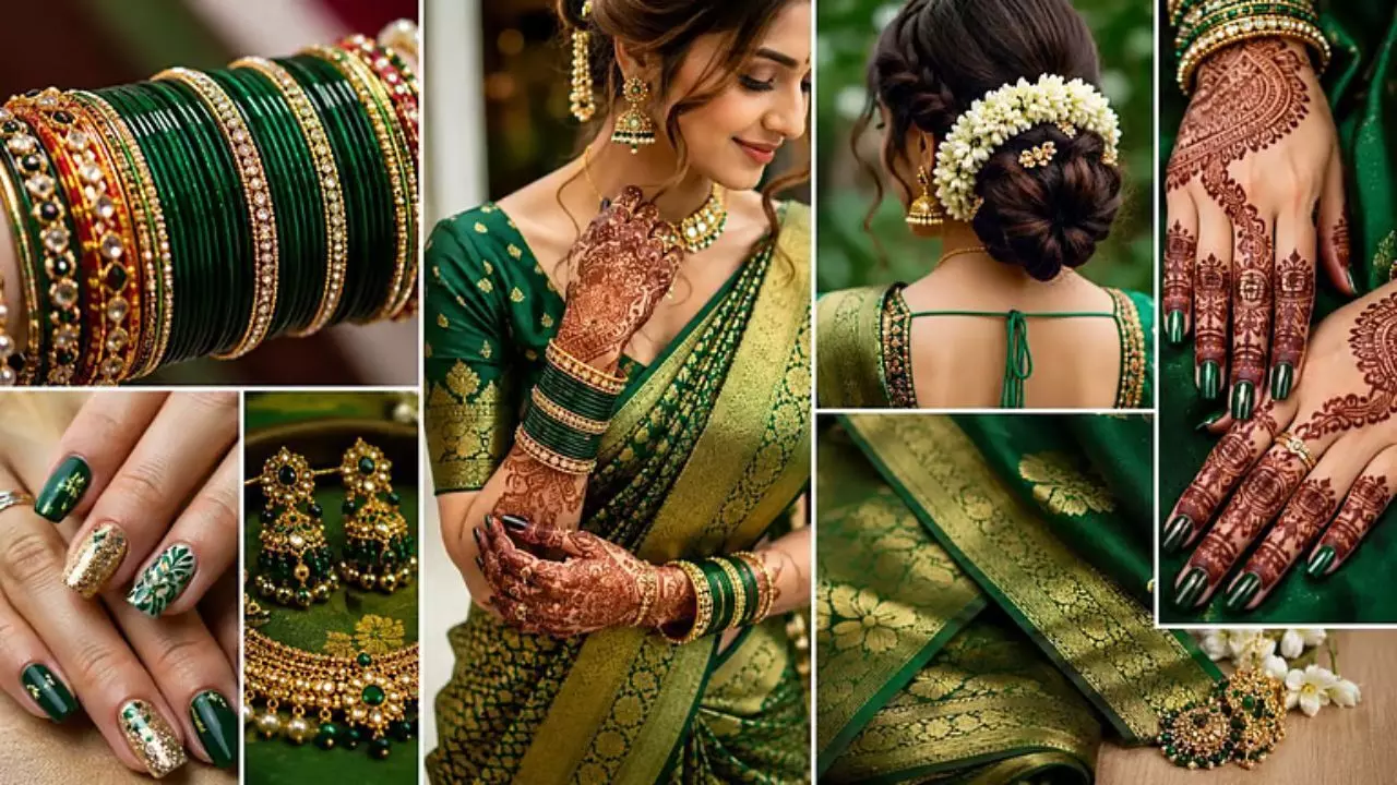 Hariyali Teej 2026: हरे रंग की इन 7 आसान चीजों से पाएं खूबसूरत ट्रेडिशनल लुक, अपने तीज को बनाएं खास; देखते रह जाएंगे सभी Hariyali Teej 2026: हरे रंग की इन 7 आसान चीजों से पाएं खूबसूरत ट्रेडिशनल लुक, अपने तीज को बनाएं खास; देखते रह जाएंगे सभी