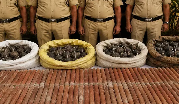 West Bengal : 15 अगस्त से पहले पुलिस की बड़ी कार्रवाई, 304 जिलेटिन छड़ें और देसी बम बरामद