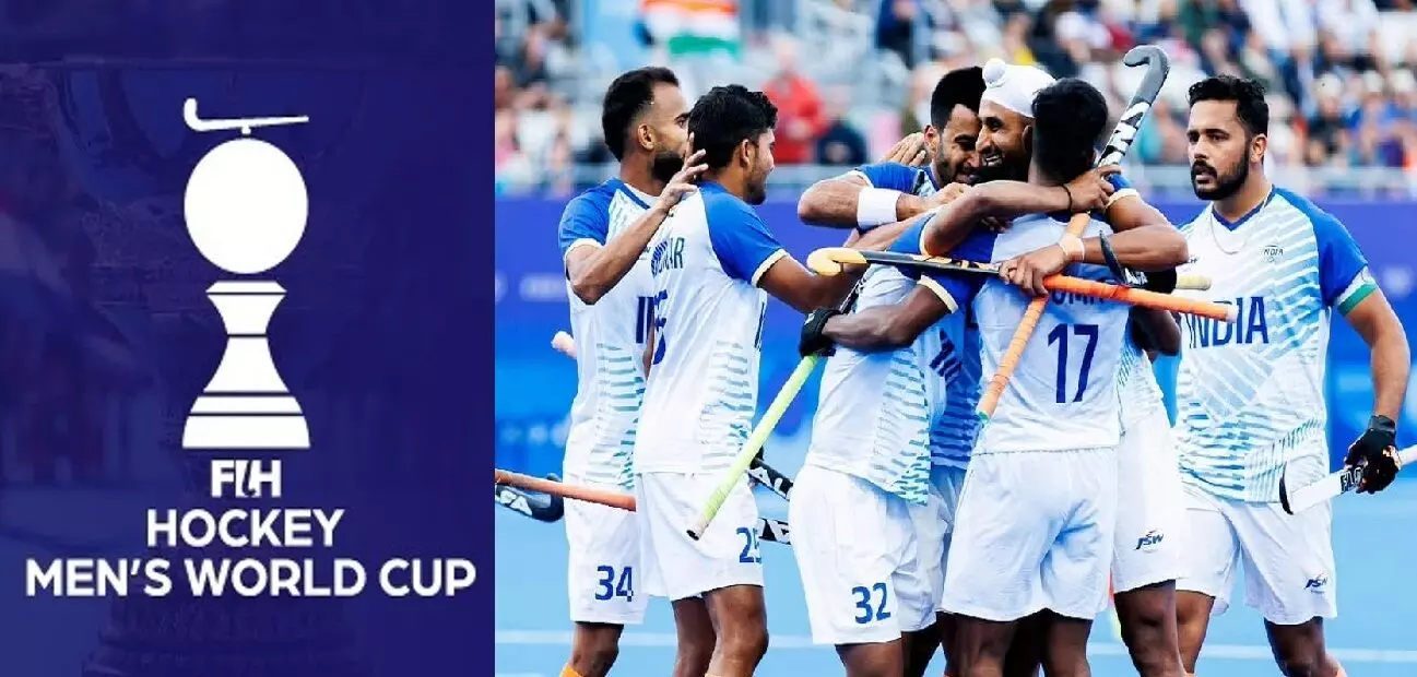 Hockey World Cup 2026: वेल्स के खिलाफ भारत का पहला मुकाबला, हॉकी वर्ल्ड कप में 51 साल का सूखा खत्म करने के इरादे से उतरेगी भारतीय टीम Hockey World Cup 2026: वेल्स के खिलाफ भारत का पहला मुकाबला, हॉकी वर्ल्ड कप में 51 साल का सूखा खत्म करने के इरादे से उतरेगी भारतीय टीम