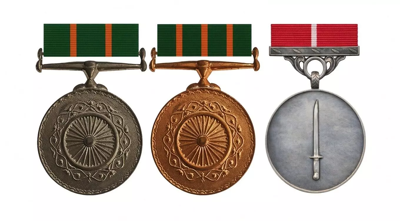 Gallantry Awards 2026: स्वतंत्रता दिवस की पूर्व संध्या पर 78 गैलेंट्री अवॉर्ड का ऐलान, 13 सम्मान मरणोपरांत, 19 शौर्य चक्र, देखें पूरी लिस्ट Gallantry Awards 2026: स्वतंत्रता दिवस की पूर्व संध्या पर 78 गैलेंट्री अवॉर्ड का ऐलान, 13 सम्मान मरणोपरांत, 19 शौर्य चक्र, देखें पूरी लिस्ट