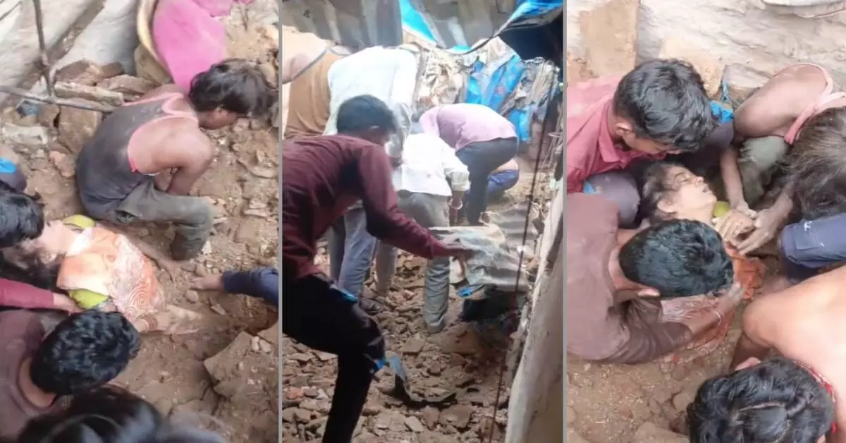 MP News : बारिश से कच्चे मकान की दीवार ढही, मलबे में दबकर अधेड़ महिला की मौत