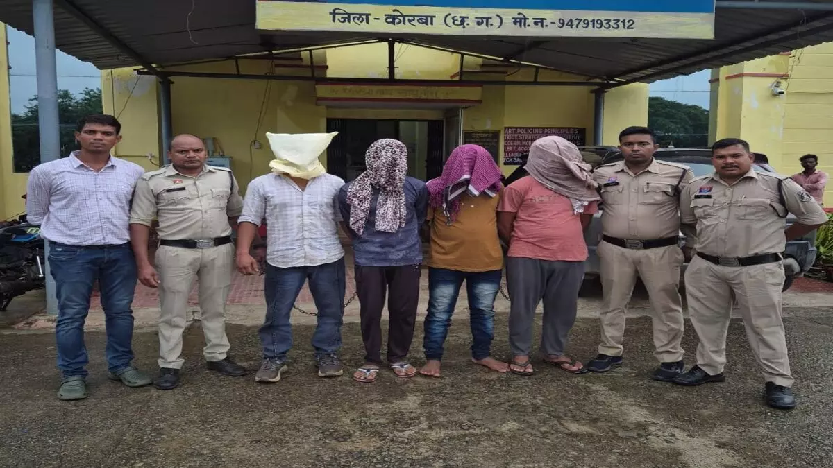 CG Crime : डकैती की तीन वारदातों का खुलासा, चार आरोपी चढ़े पुलिस के हत्थे
