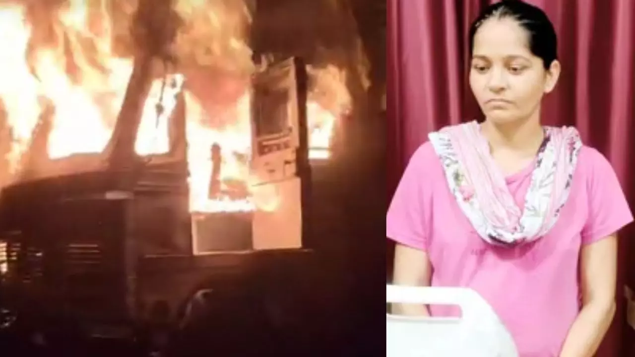 Crime News : प्रेमिका ने प्रेमी को रॉड से मारा, फिर ट्रक के केबिन में जलाया शव; ऐसे खुला राज Crime News : प्रेमिका ने प्रेमी को रॉड से मारा, फिर ट्रक के केबिन में जलाया शव; ऐसे खुला राज
