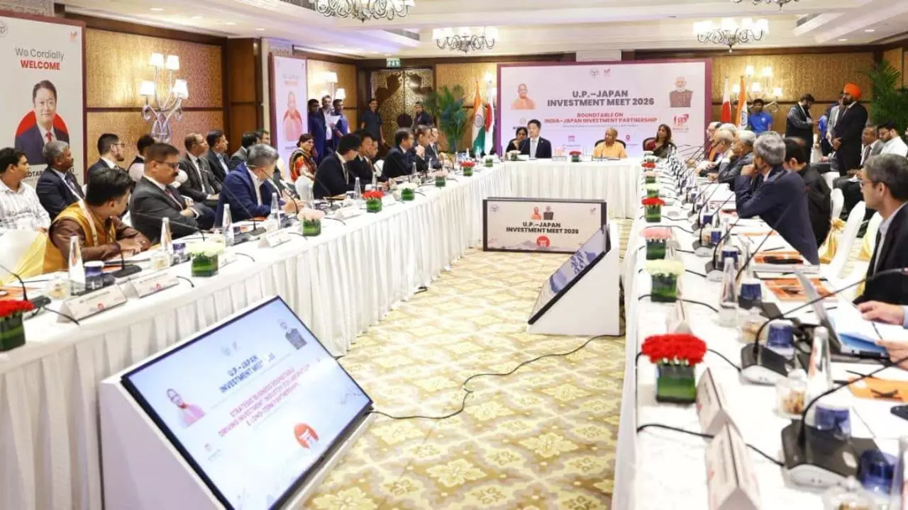 UP Japan Investment Meet 2026: यूपी-जापान निवेश सम्मेलन, CM योगी ने गिनाईं प्रदेश की उपलब्धियां; मैन्युफैक्चरिंग, टेक्नोलॉजी और रोजगार को लेकर बड़ी साझेदारी पर दिया जोर UP Japan Investment Meet 2026: यूपी-जापान निवेश सम्मेलन, CM योगी ने गिनाईं प्रदेश की उपलब्धियां; मैन्युफैक्चरिंग, टेक्नोलॉजी और रोजगार को लेकर बड़ी साझेदारी पर दिया जोर