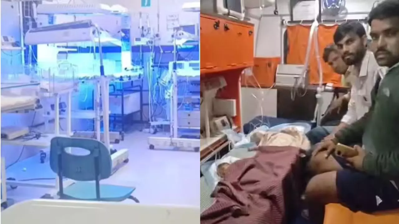 Chhindwara Hospital Fire: वार्मर में स्पार्किंग से लगी आग, तीन नवजात झुलसे; एक ने तोड़ा दम Chhindwara Hospital Fire: वार्मर में स्पार्किंग से लगी आग, तीन नवजात झुलसे; एक ने तोड़ा दम