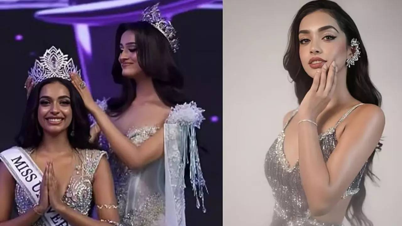19 साल की कैजिया लिज मैजो ने Miss Universe India 2026 का ताज किया अपने नाम, जानिए Top-5 में कौन-कौन शामिल 19 साल की कैजिया लिज मैजो ने Miss Universe India 2026 का ताज किया अपने नाम, जानिए Top-5 में कौन-कौन शामिल