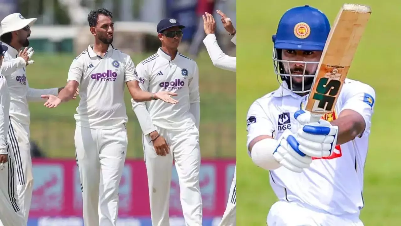 IND vs SL 2nd Test Day 3: श्रीलंका 265/8, तीसरे दिन का खेल खत्म, फॉलोऑन का खतरा बरकरार; सोनल दिनुशा ने संभाली पारी