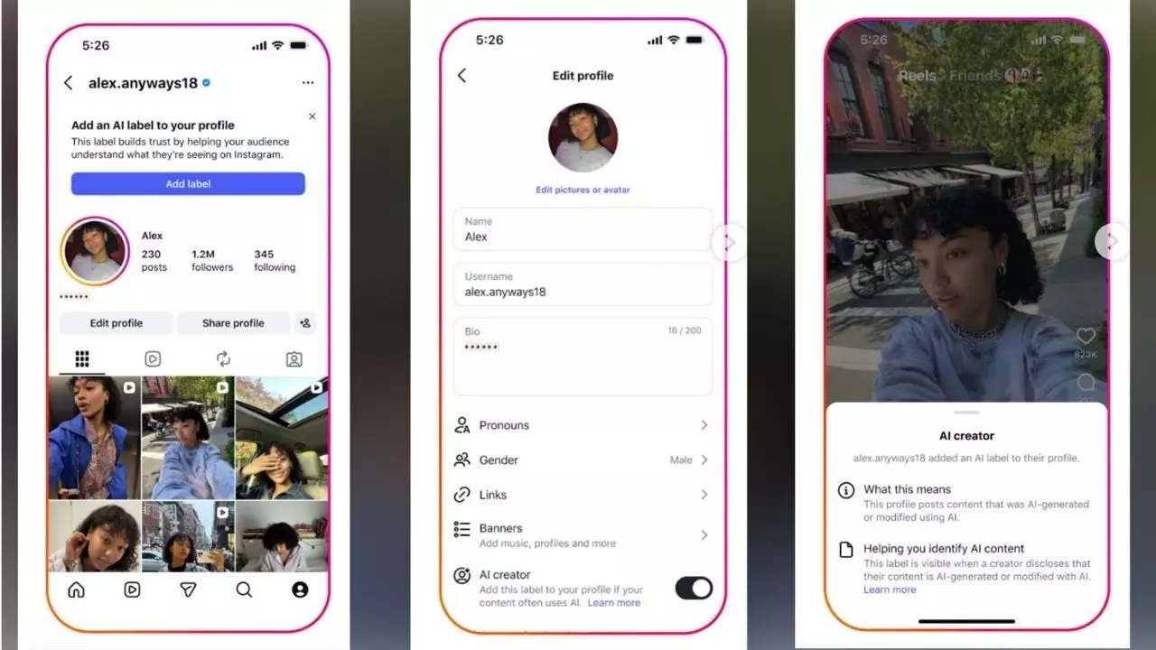 AI प्रोफाइल पर Instagram का नया नियम, लेबल नहीं लगाया तो Reach पर पड़ेगा असर AI प्रोफाइल पर Instagram का नया नियम, लेबल नहीं लगाया तो Reach पर पड़ेगा असर