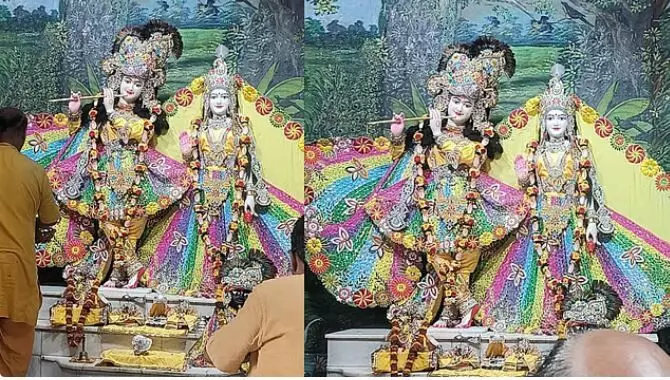 Mathura Krishna Janmashtami 2026: श्रीकृष्ण जन्मभूमि पर इस बार खास होगा जन्माष्टमी उत्सव, पंचरत्नों की पोशाक में देंगे राधा-कृष्ण दिव्य दर्शन, देखें मथुरा की झांकी Mathura Krishna Janmashtami 2026: श्रीकृष्ण जन्मभूमि पर इस बार खास होगा जन्माष्टमी उत्सव, पंचरत्नों की पोशाक में देंगे राधा-कृष्ण दिव्य दर्शन, देखें मथुरा की झांकी