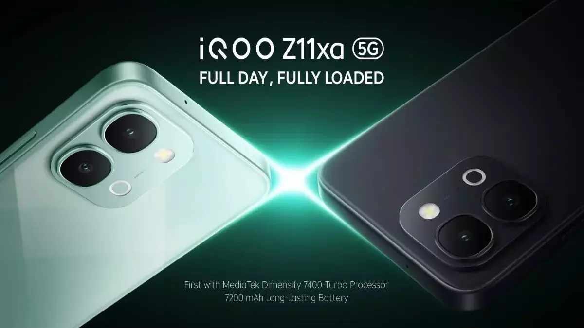 iQOO Z11xa 5G भारत में लॉन्च: 7,200mAh की बैटरी, 50MP Sony कैमरा के साथ कई जबरदस्त फीचर्स, जानें कीमत iQOO Z11xa 5G भारत में लॉन्च: 7,200mAh की बैटरी, 50MP Sony कैमरा के साथ कई जबरदस्त फीचर्स, जानें कीमत