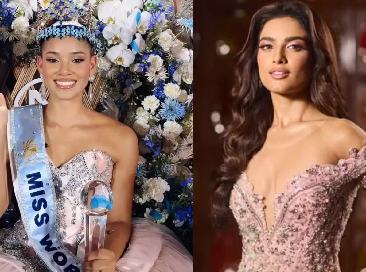 जोहेरी मोल ने जीता Miss World 2026 का खिताब, भारत की निकिता पोरवाल टॉप-20 में नहीं बना सकीं जगह जोहेरी मोल ने जीता Miss World 2026 का खिताब, भारत की निकिता पोरवाल टॉप-20 में नहीं बना सकीं जगह