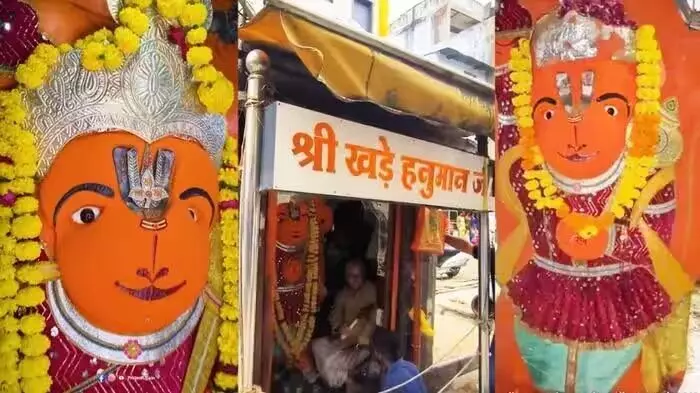 कई कोशिशों के बाद भी टस से मस नहीं हुई खड़े हनुमान, जेसीबी और हाइड्रोलिक मशीन भी फेल, अब IIT इंदौर करेगी वैज्ञानिक जांच