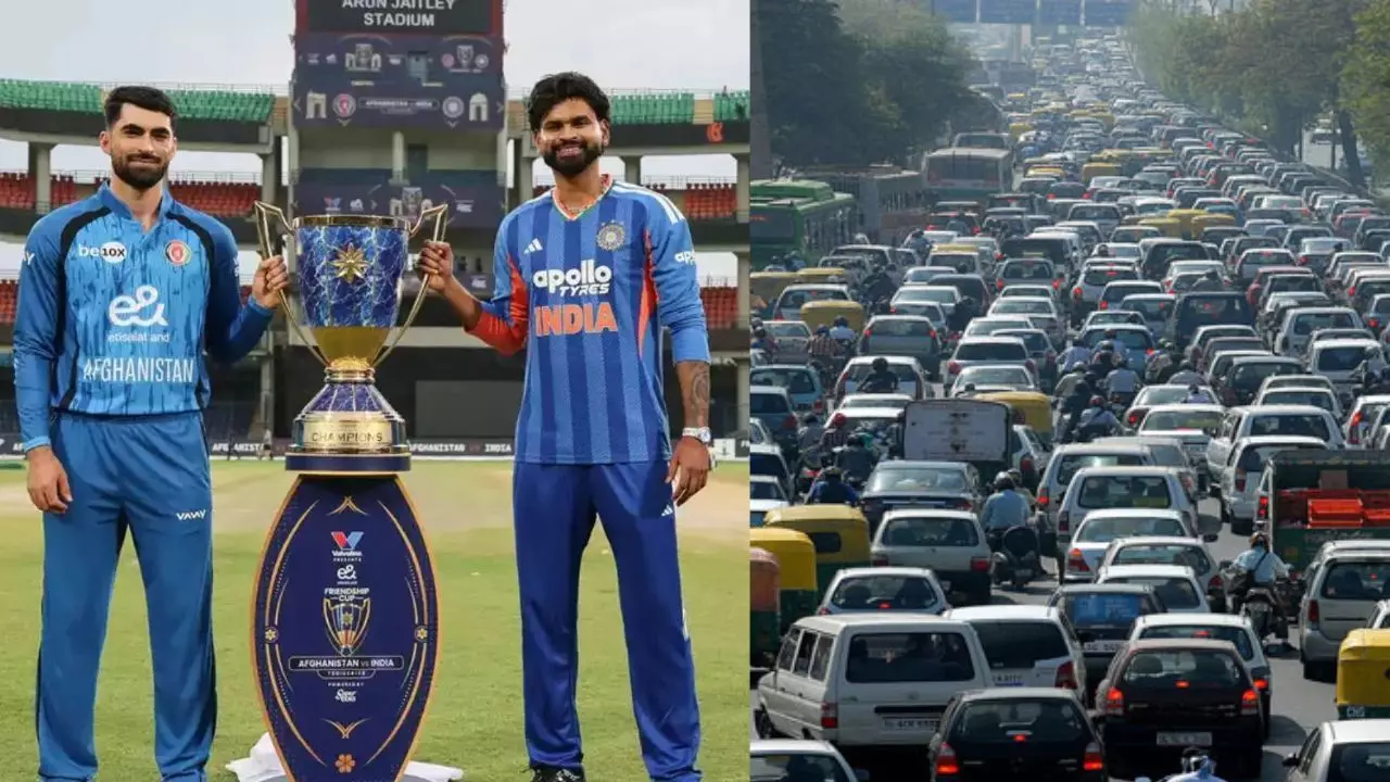 IND vs AFG T20 : भारत-अफगानिस्तान T20 मैच से पहले दिल्ली में ट्रैफिक एडवाइजरी, अरुण जेटली स्टेडियम के पास रहेंगी पाबंदियां IND vs AFG T20 : भारत-अफगानिस्तान T20 मैच से पहले दिल्ली में ट्रैफिक एडवाइजरी, अरुण जेटली स्टेडियम के पास रहेंगी पाबंदियां