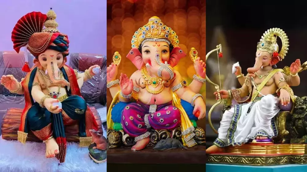 Ganesh Chaturthi 2026 : घर में गणपति स्थापना के लिए कैसी होनी चाहिए बप्पा की मूर्ति? जानें शुभ मान्यताएं Ganesh Chaturthi 2026 : घर में गणपति स्थापना के लिए कैसी होनी चाहिए बप्पा की मूर्ति? जानें शुभ मान्यताएं