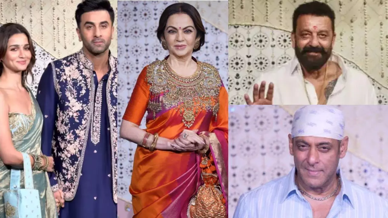 Ambani Ganesh Puja: सलमान खान से रणबीर-आलिया, संजू बाबा तक, अंबानी परिवार की गणेश पूजा में पहुंचे बॉलीवुड के सितारे Ambani Ganesh Puja: सलमान खान से रणबीर-आलिया, संजू बाबा तक, अंबानी परिवार की गणेश पूजा में पहुंचे बॉलीवुड के सितारे