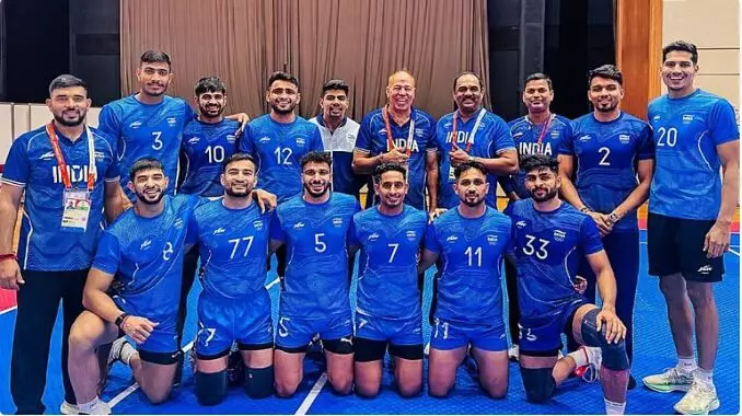 Kabaddi India vs Japan: एशियन गेम्स में भारत का जलवा, कबड्डी के पहले ही मैच में जापान को चटाई धूल, जानिए मैच के हाइलाइट्स Kabaddi India vs Japan: एशियन गेम्स में भारत का जलवा, कबड्डी के पहले ही मैच में जापान को चटाई धूल, जानिए मैच के हाइलाइट्स
