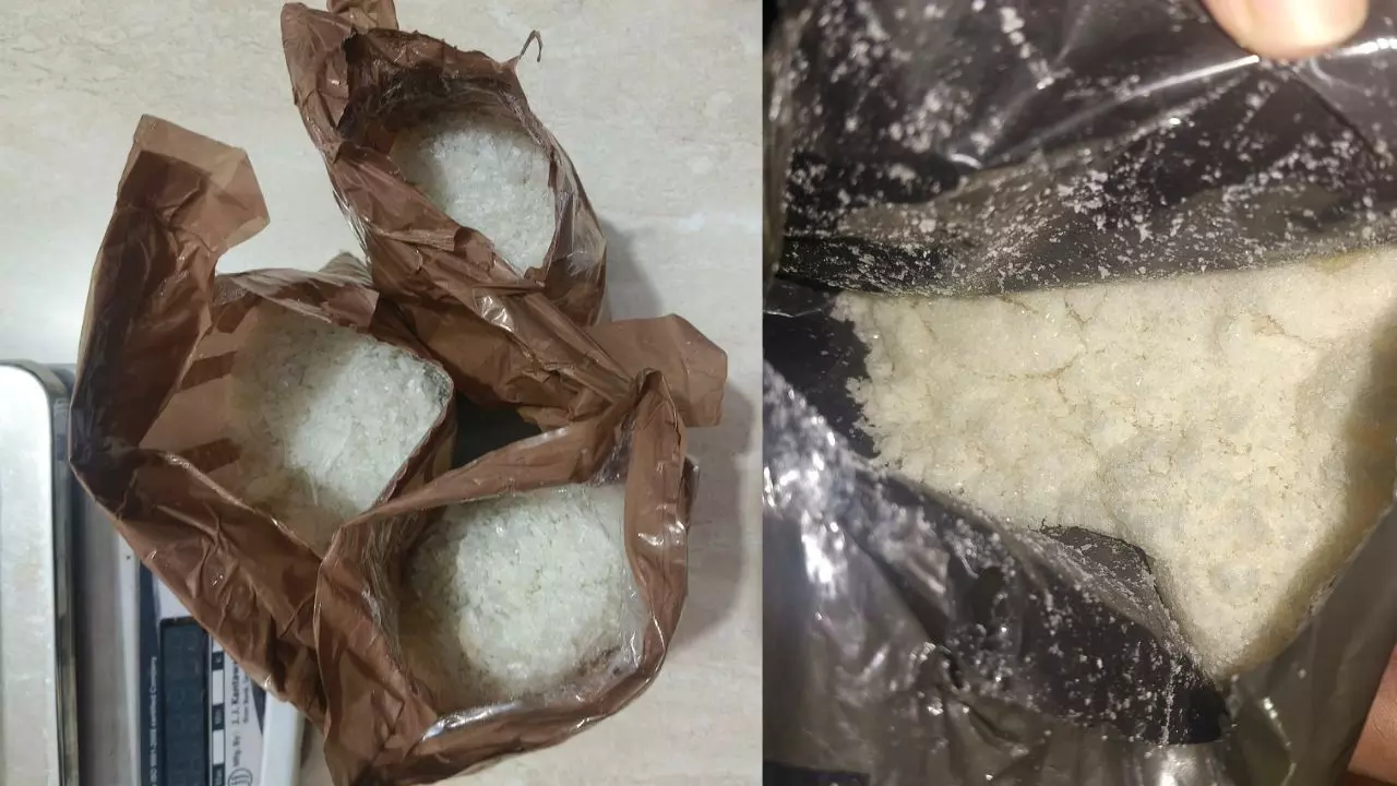 MP : DRI की बड़ी कार्रवाई, 3.5 करोड़ की 4.38 किलो एम्फेटामिन जब्त, नाइजीरियन महिला समेत 2 गिरफ्तार MP : DRI की बड़ी कार्रवाई, 3.5 करोड़ की 4.38 किलो एम्फेटामिन जब्त, नाइजीरियन महिला समेत 2 गिरफ्तार
