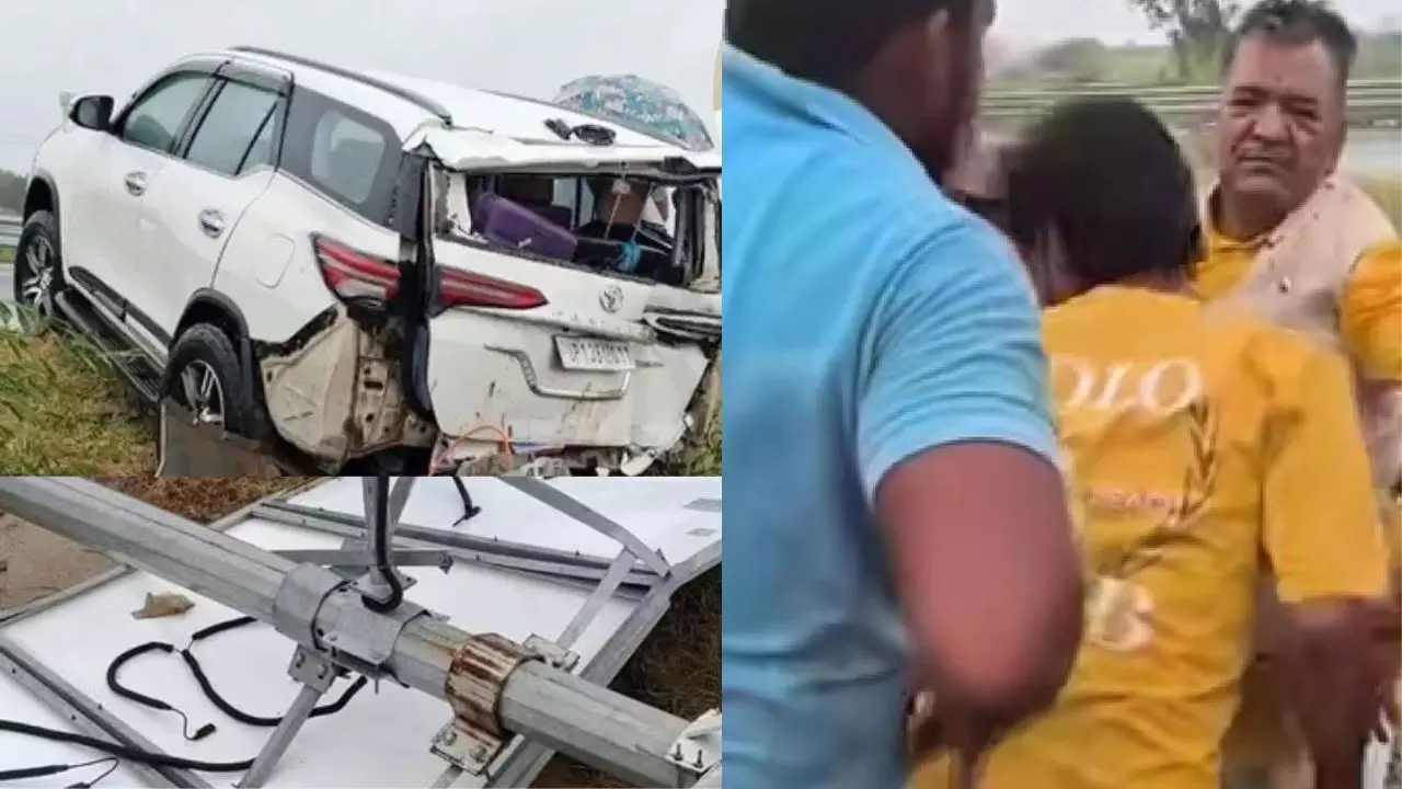 गंगा एक्सप्रेसवे पर हादसा, BJP विधायक चंद्रपाल सिंह लोधी की कार खंभे से टकराई, MLA समेत 3 घायल; AIIMS में भर्ती गंगा एक्सप्रेसवे पर हादसा, BJP विधायक चंद्रपाल सिंह लोधी की कार खंभे से टकराई, MLA समेत 3 घायल; AIIMS में भर्ती