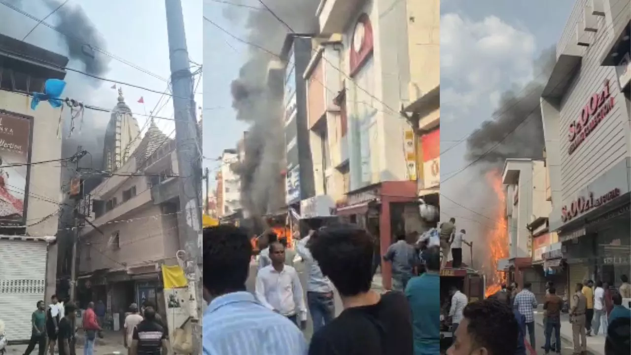 MP Breaking : न्यू मार्केट के दुकान में लगी आग, बाजार में मची अफरा-तफरी- VIDEO MP Breaking : न्यू मार्केट के दुकान में लगी आग, बाजार में मची अफरा-तफरी- VIDEO