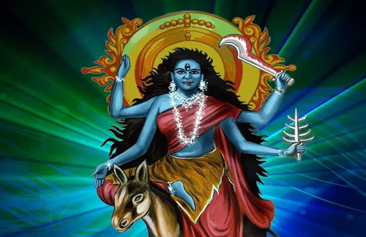 नवरात्रि के सातवें दिन मां कालरात्रि की कृपा से चमकेगी किस्मत, जानें 12 राशियों का राशिफल और मंत्र नवरात्रि के सातवें दिन मां कालरात्रि की कृपा से चमकेगी किस्मत, जानें 12 राशियों का राशिफल और मंत्र