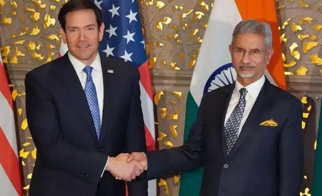 India-US trade deal जयशंकर से मिले अमेरिकी विदेश मंत्री मार्को रुबियो, ट्रेड डील को लेकर कही बड़ी बात India-US trade deal जयशंकर से मिले अमेरिकी विदेश मंत्री मार्को रुबियो, ट्रेड डील को लेकर कही बड़ी बात