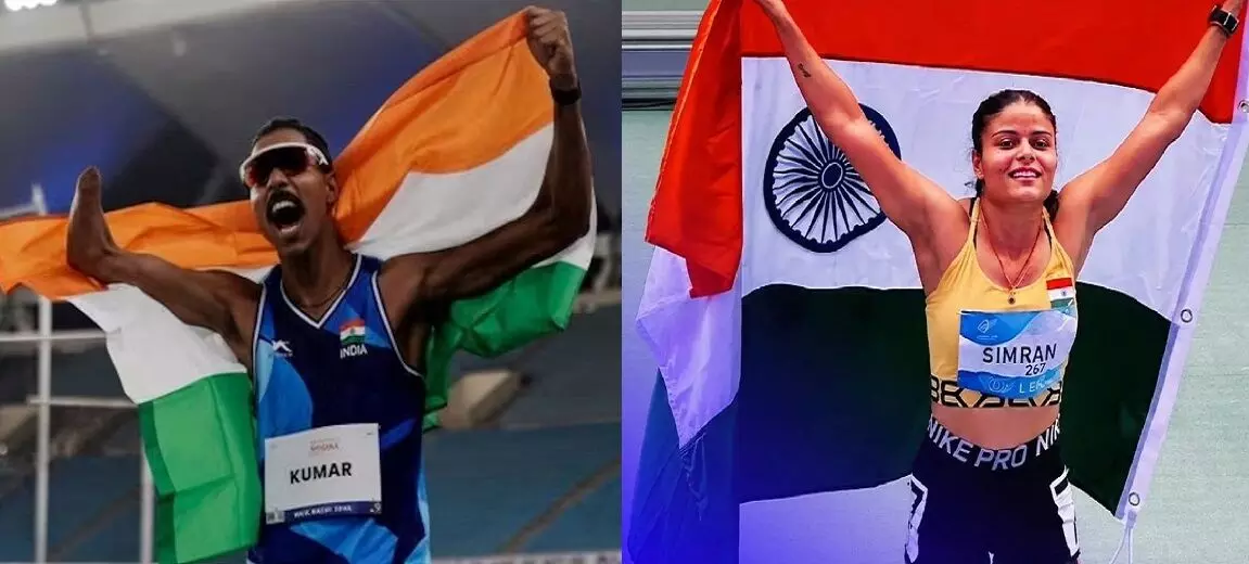 एशियन पैरा गेम्स में भारत ने जीते 5 गोल्ड, कुल पदक 35 हुए; निषाद कुमार ने रचा इतिहास एशियन पैरा गेम्स में भारत ने जीते 5 गोल्ड, कुल पदक 35 हुए; निषाद कुमार ने रचा इतिहास
