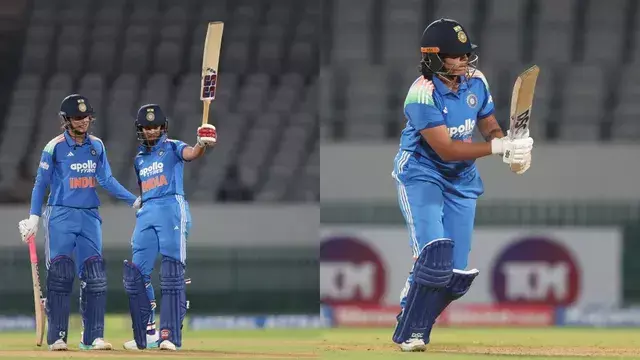 IND vs ZIM 1st Women ODI: प्रतीका रावल का तूफानी शतक, शेफाली की फिफ्टी, भारत ने जिम्बाब्वे को 9 विकेट से हराया, सीरीज में 1-0 की बढ़त IND vs ZIM 1st Women ODI: प्रतीका रावल का तूफानी शतक, शेफाली की फिफ्टी, भारत ने जिम्बाब्वे को 9 विकेट से हराया, सीरीज में 1-0 की बढ़त