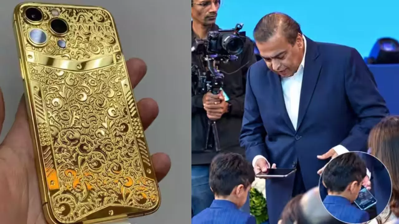 Jio IPO के मंच पर मुकेश अंबानी के हाथ में दिखा स्लिम स्मार्टफोन, क्या इस्तेमाल करते हैं Apple iPhone Air? Jio IPO के मंच पर मुकेश अंबानी के हाथ में दिखा स्लिम स्मार्टफोन, क्या इस्तेमाल करते हैं Apple iPhone Air?